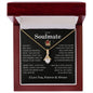 To My Soulmate | I Love You, Forever & Always - Alluring Beauty necklace