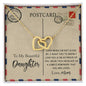 To My Beautiful Daughter | Interlocking Hearts necklace