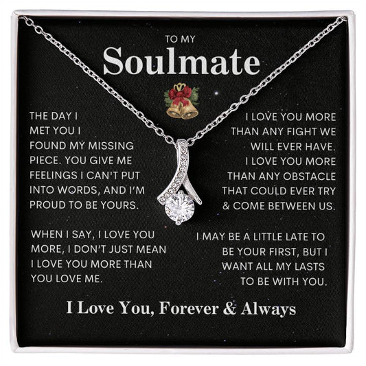 To My Soulmate | I Love You, Forever & Always - Alluring Beauty necklace